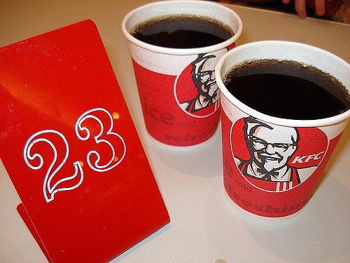 kfc drinks, drinks, multinational companies drinks