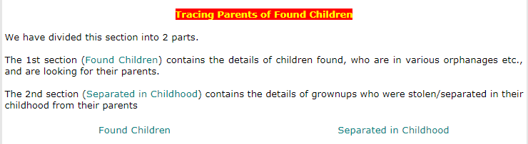Missing Indian children
